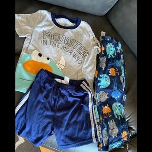 Boys 3 piece pajama set